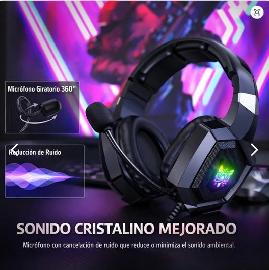 Diadema Gamer Onikuma K8 NEGRA