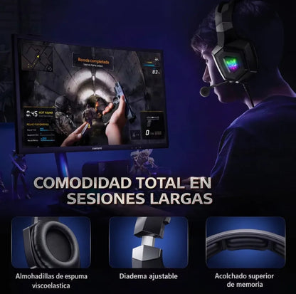 Diadema Gamer Onikuma K8 NEGRA