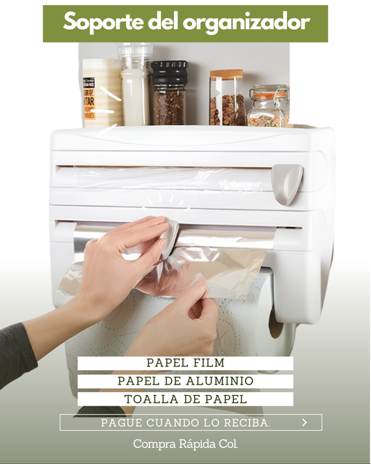 Dispensador Cocina Triple Pared Organiza